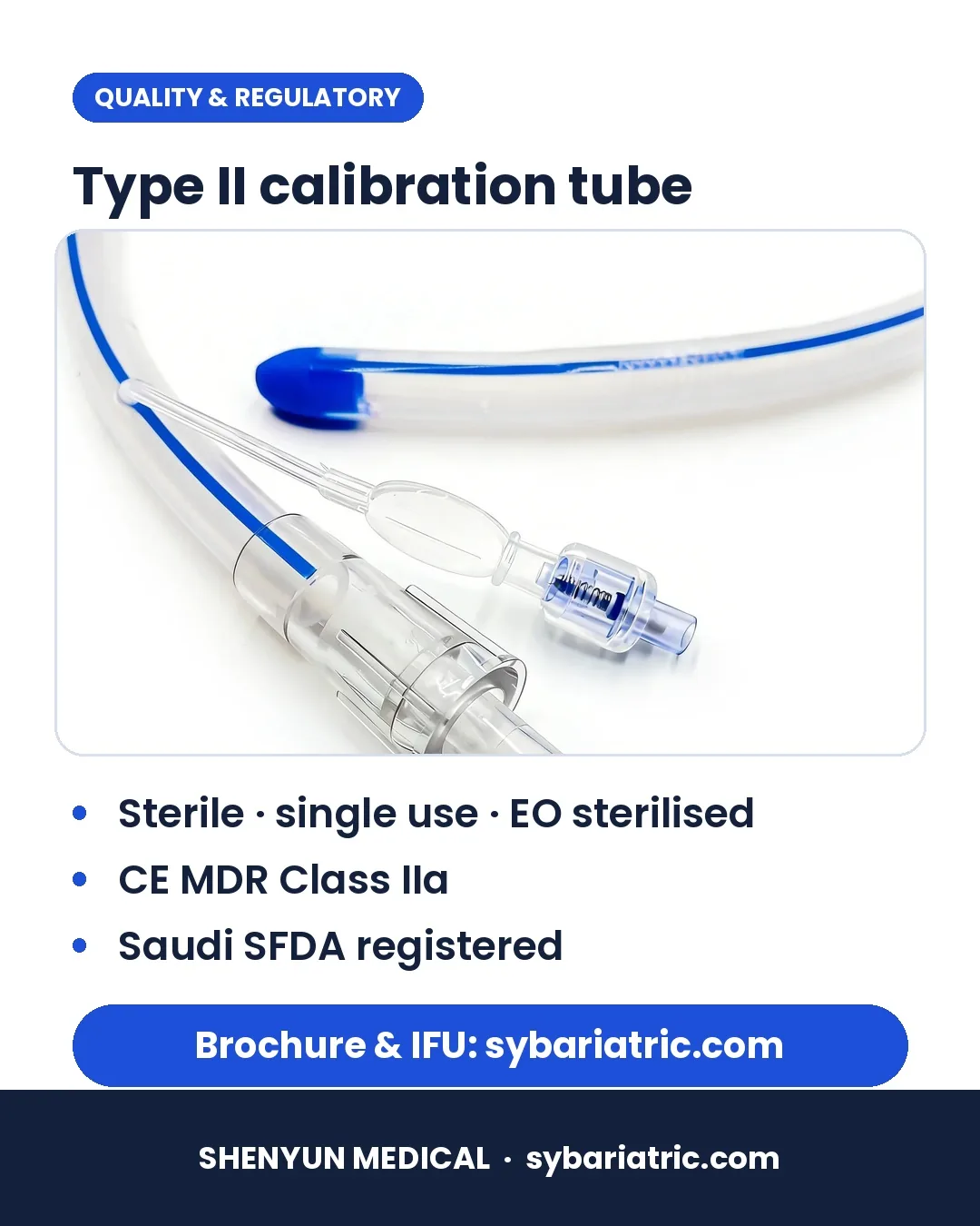 Shenyun Type II calibration tube detail